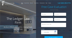 Desktop Screenshot of ledgerlaw.com