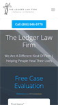 Mobile Screenshot of ledgerlaw.com